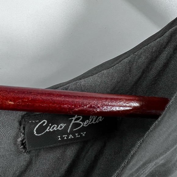 Ciao Bella Italy Long Sleeves Silky Boho Blouse - Picture 11 of 12